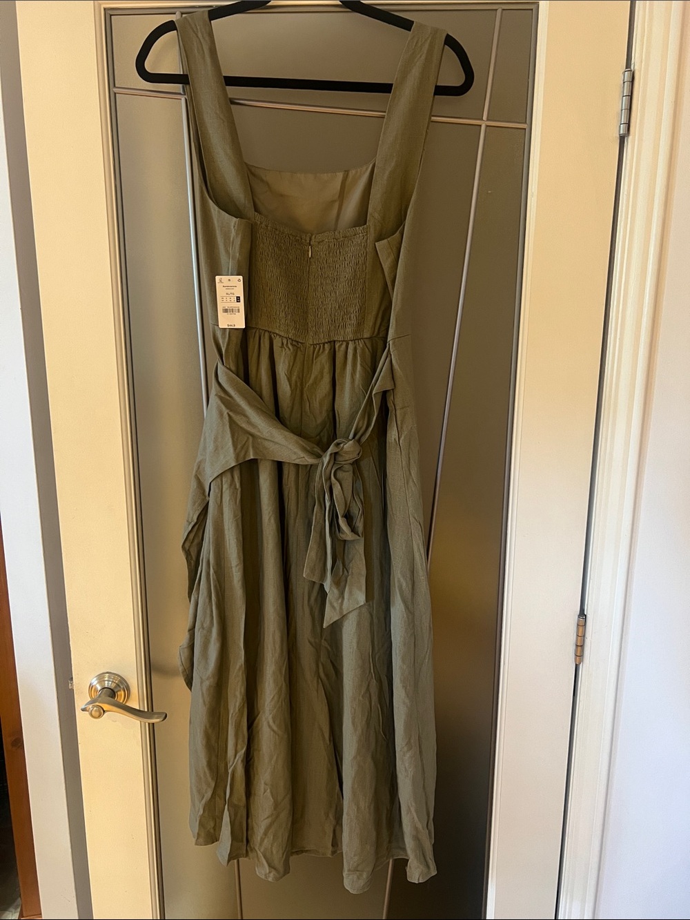 Ardene Light Green Linen Blend Dress XL NWT - Picture 6 of 10